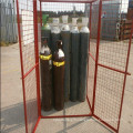 10x bouteille de gaz pleine grandeur soudée cage de stockage de sécurité
